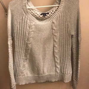 Ice Blue Knit American Eagle Sweater